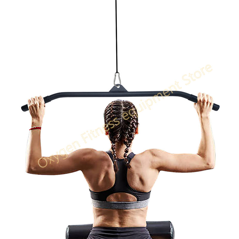 Home Gym Lat Pulldown - 케이블 기계용 LAT 풀다운 바 부착물,
