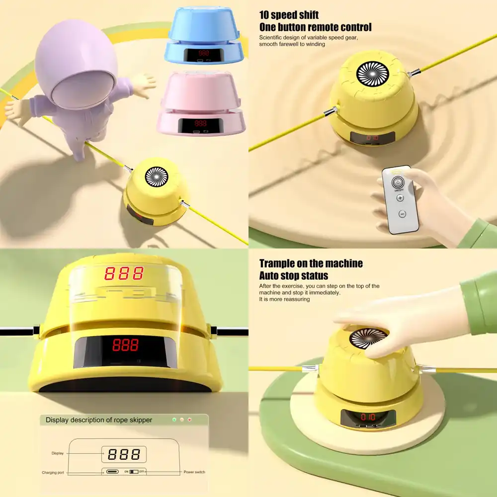 Home Gym Kids - WAP01 스마트 전동 줄넘기 기계 자동