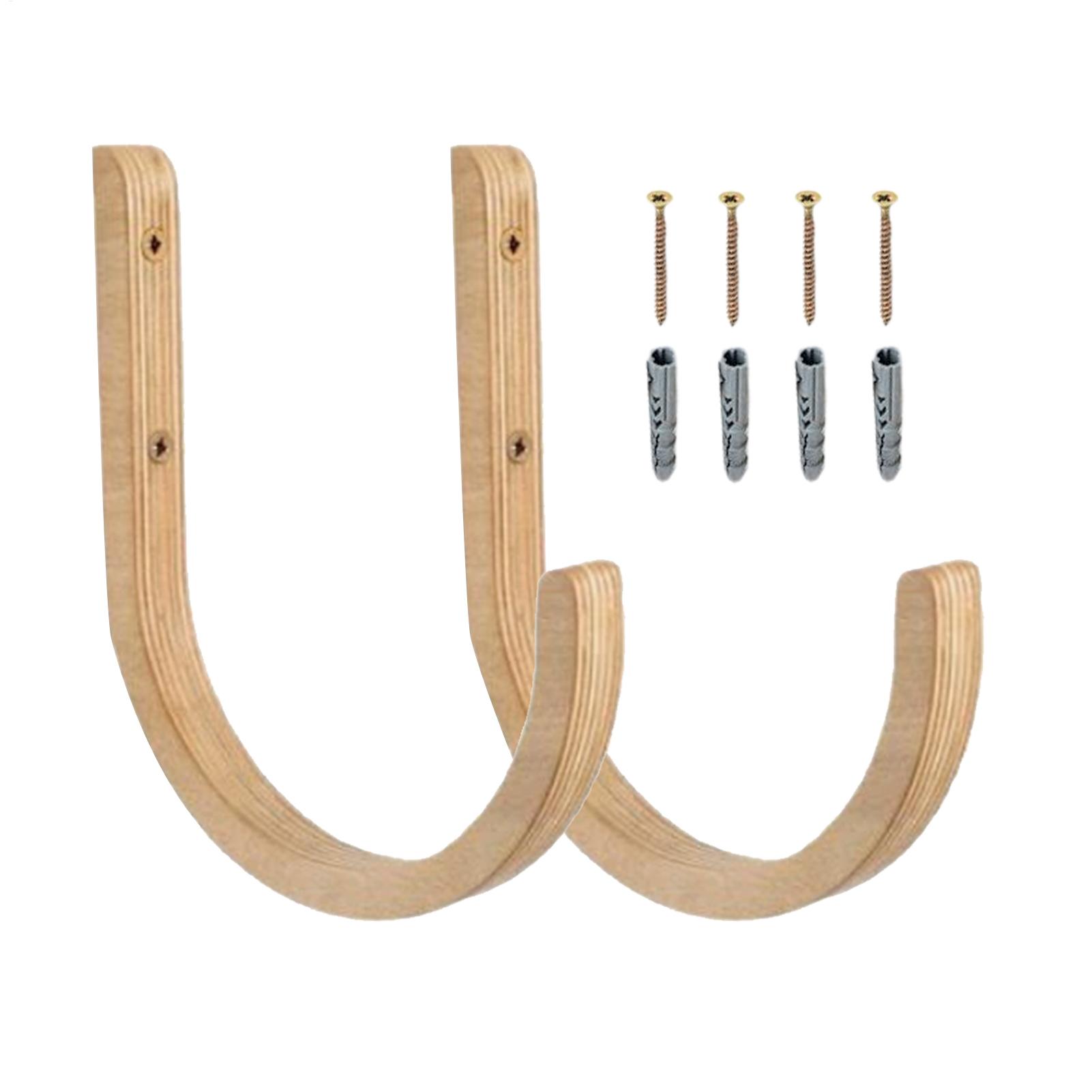 Home Gym Yoga Mat Storage - 요가 매트 홀더 2개 나무 재질