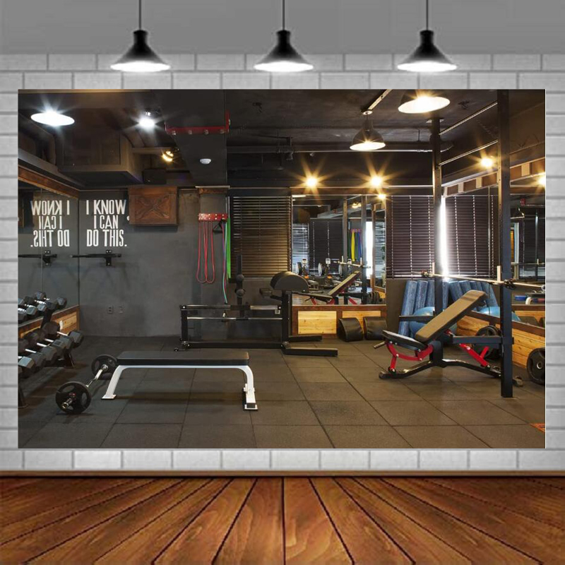 Home Gym Video - 체육관 사진 배경 피트니스 파티 장식