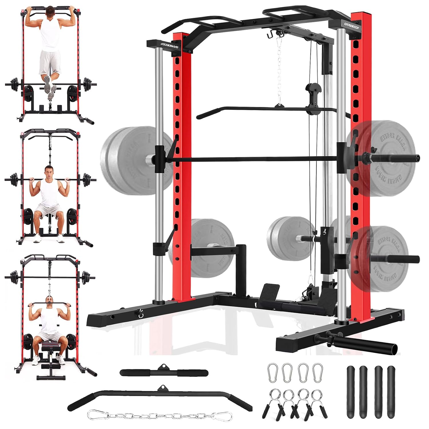 Home Gym Lat Pulldown - 올인원 스미스 머신 파워 랙 (랫