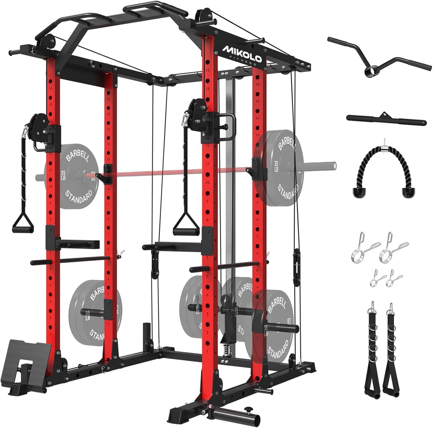 Home Gym Lat Pulldown - 케이블 크로스오버 및 랫 풀다운 시스템이