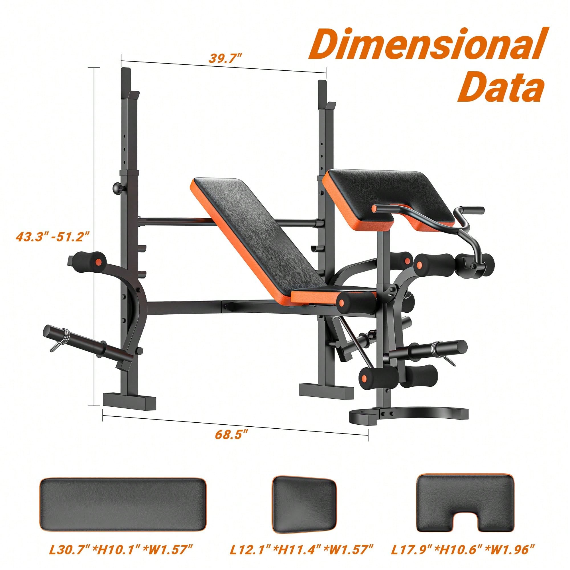 GIKPAL 웨이트 벤치, 레그 익스텐션 포함 벤치 프 - Home Gym Leg Extension 리뷰 및 가격
