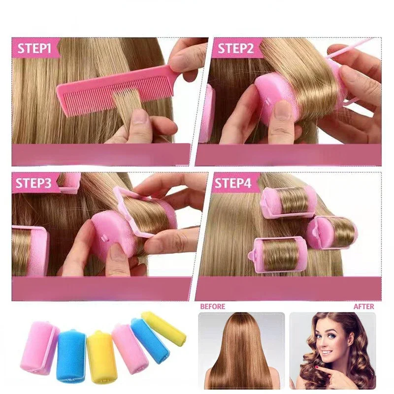 6-14pcs 소프트 스폰지 폼 쿠션 헤어 롤러 경기자 - Preacher Curl Pad 리뷰 및 가격
