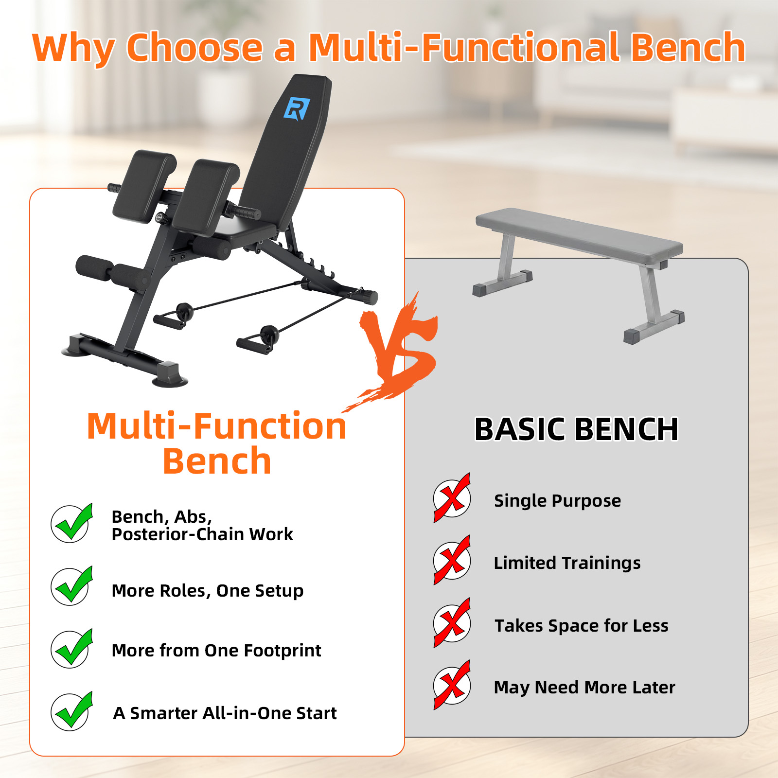 다기능 조절식 웨이트 벤치, 10가지 좌석 위치, 6가 - Home Gym Full Setup 리뷰 및 가격