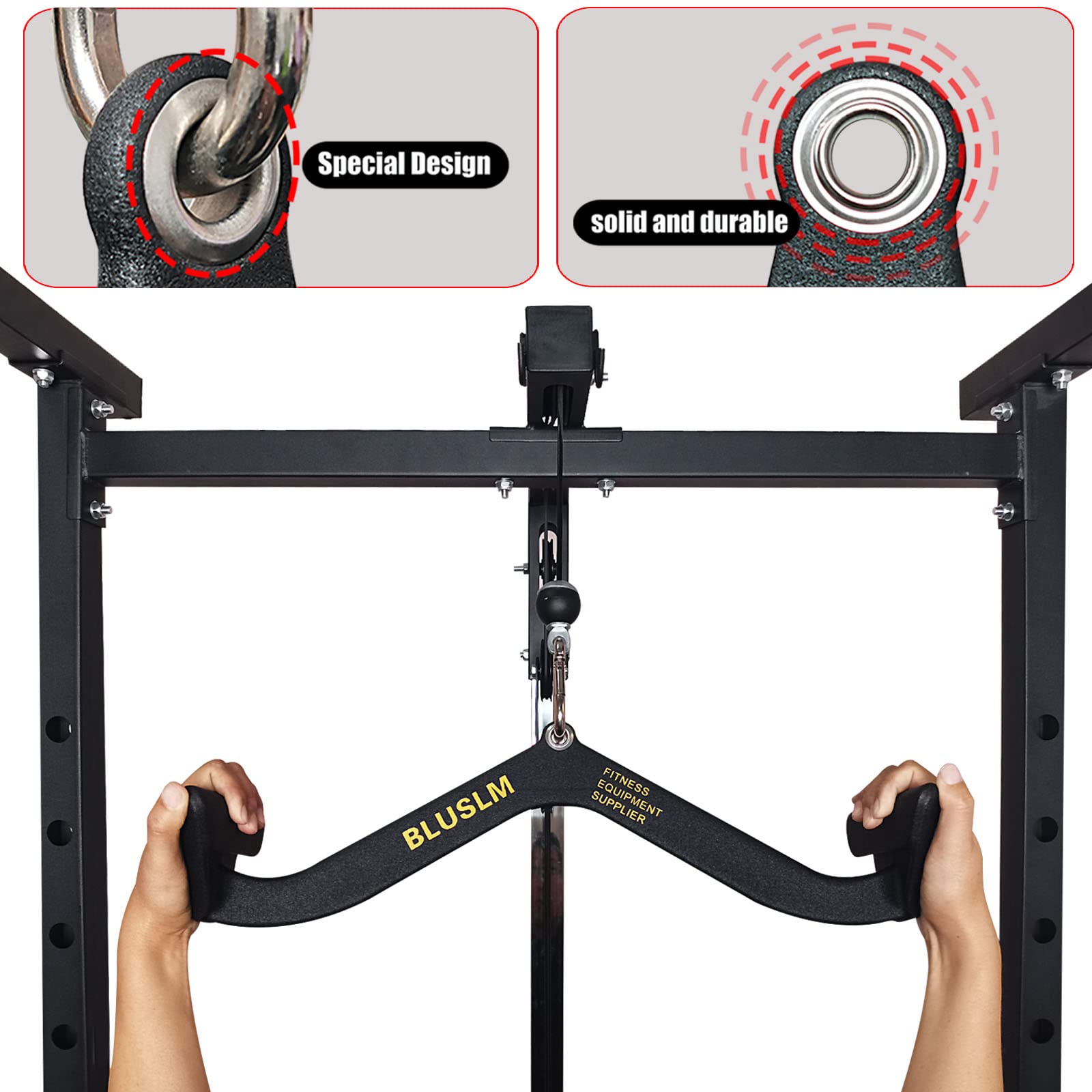 홈 체육관 피트니스 라트 풀다운 핸들 그립(훈련, 이두 - Home Gym Lat Pulldown 리뷰 및 가격