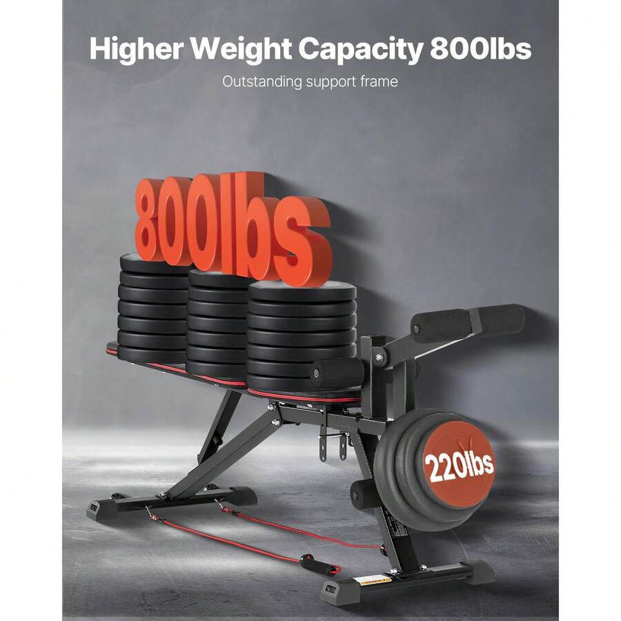 웨이트 벤치, 800lbs 조절 가능한 웨이트 벤치 프 - Home Gym Leg Extension 리뷰 및 가격