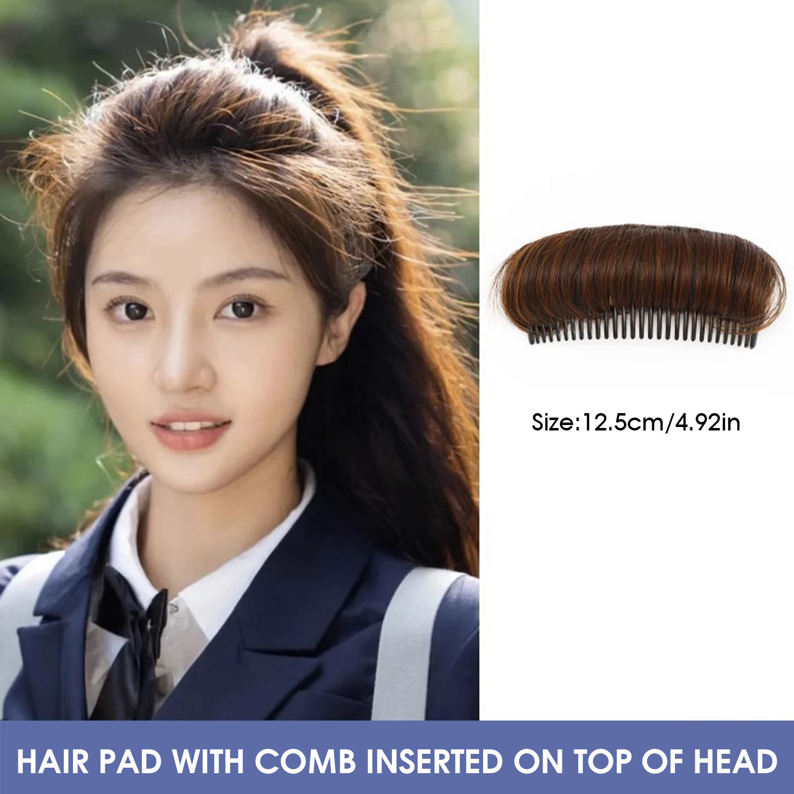 보이지 않는 퍼프 헤어 헤드 빗 볼륨 푹신한 공주 스타 - Preacher Curl Pad 리뷰 및 가격