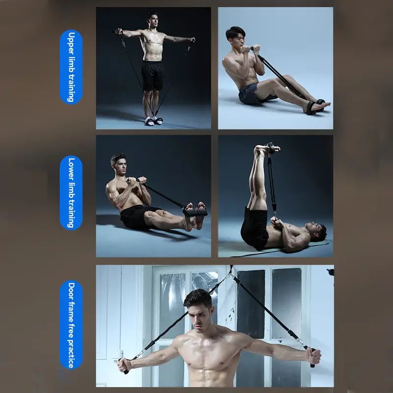 페달 텐션 로프 풀러 운동 집에서 다기능 피트니스 운동 - Home Gym Garden 리뷰 및 가격