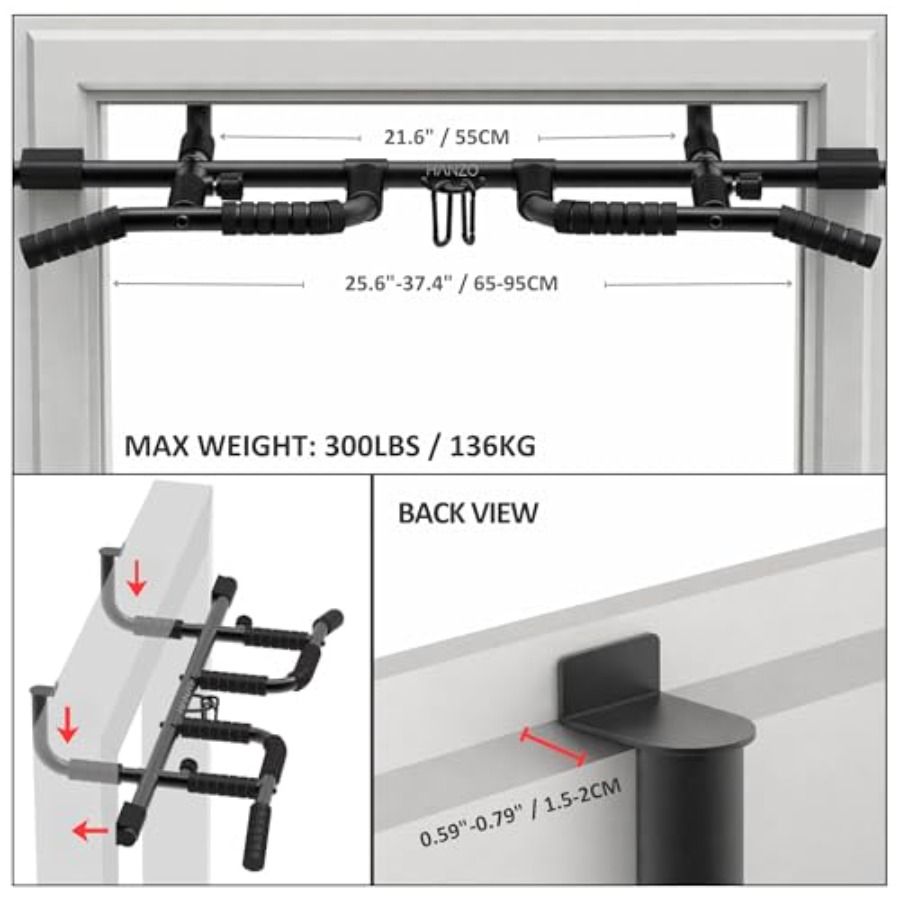 도어웨이 풀업 바 세트 (서스펜션 스트랩 포함) 멀티  - Home Gym Multi 리뷰 및 가격