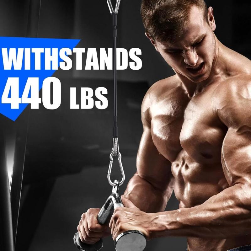 1/2Pcs 체육관 케이블 확장 LAT/Tricep 풀 - Home Gym Leg Extension 리뷰 및 가격