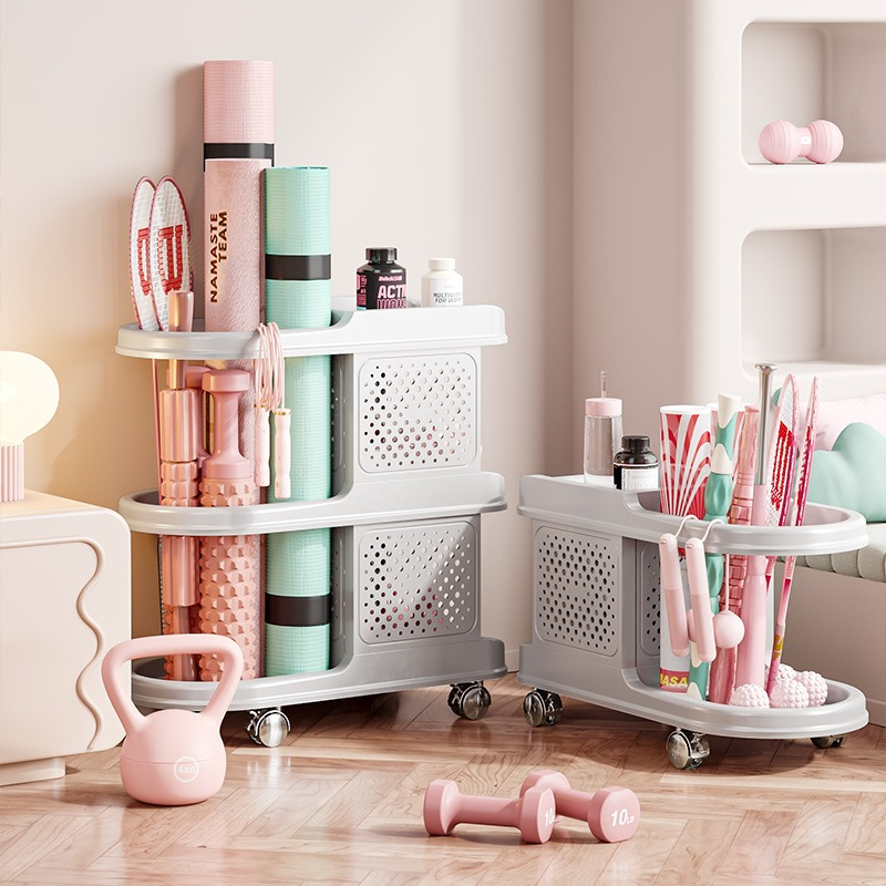 2/3단 요가 매트 보관 카트(바퀴 포함) 홈 피트니스 - Home Gym Yoga Mat Storage 리뷰 및 가격