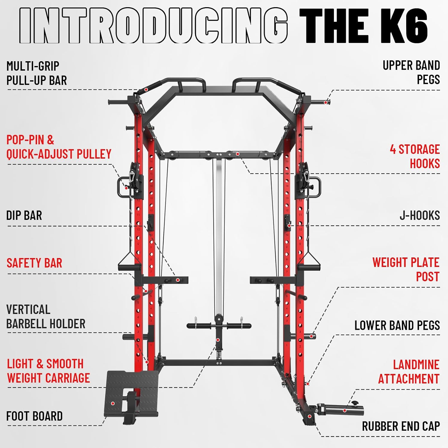 케이블 크로스오버 및 랫 풀다운 시스템이 있는 파워 케 - Home Gym Lat Pulldown 리뷰 및 가격