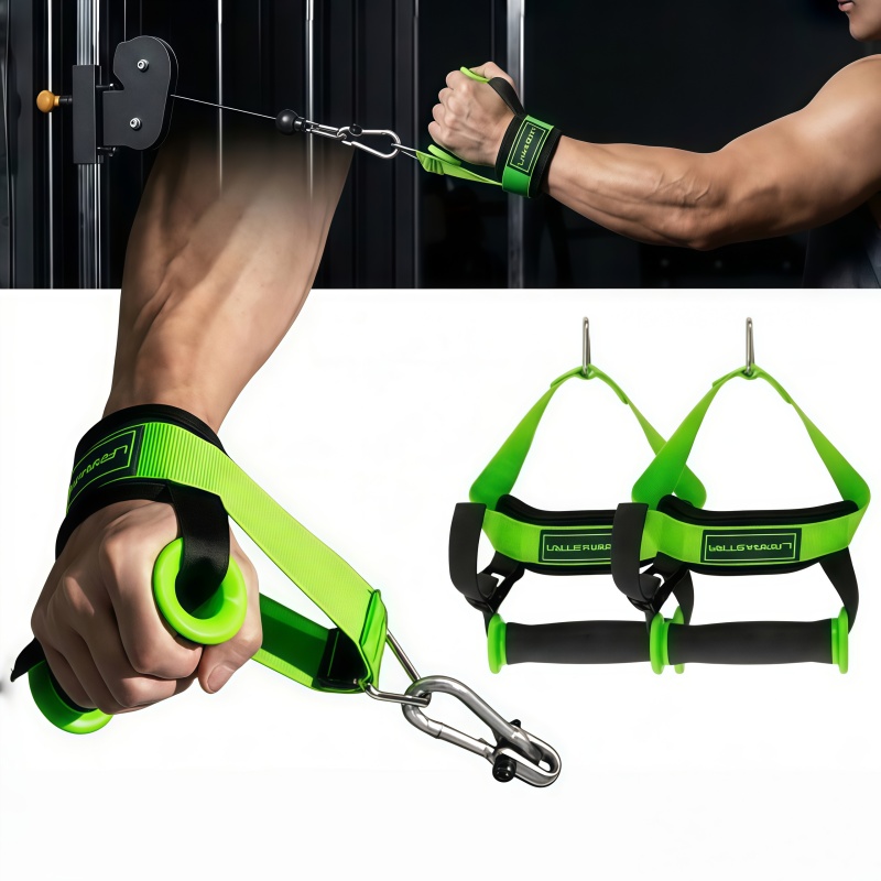 인체공학적 헬스 핸들 조절 가능한 숄더 그립 케이블 플 - Home Gym Garden 리뷰 및 가격